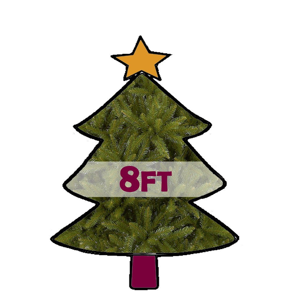 8ft Christmas Trees