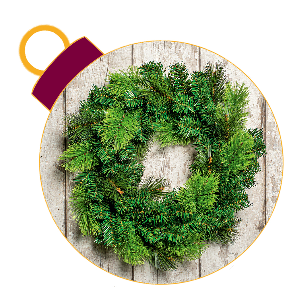 Undecorated Christmas Wreaths