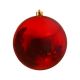 Plain Bauble 14cm Christmas Red