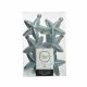 Glitter Stars 8cm x 6 Misty Blue