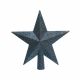 Glitter Treetopper Star 19cm Night Blue