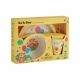 Viners Bertie Bear 3 Piece Bamboo Fibre Kids Dinnerware Set