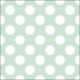 Napkin 33x33cm Big Dots Light Green (Pack of 20)