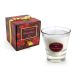 Tipperary Crystal Poinsettia Tumbler Candle  - Christmas Berries