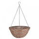 Duet Faux Rattan Hanging Basket - 14