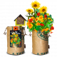 Baza Wild Flower Pouch with Insect Hotel - Orange