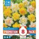 Narcissus Double Mixed Colours - Promotion Pack of 8