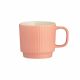Mason Cash Embossed Line Mug 355ml - Coral