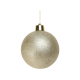 20cm Champagne Glitter Shatterproof Bauble