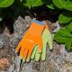 Briers Kids Junior Diggers Gardening Gloves - Orange & Green 6-10yrs