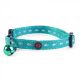 Zöon WonderLust Cat Collar - Green Shiny Fish
