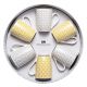 Newgrange Living Chloe Bone China Mug Set of 6 (Mustard & Grey)