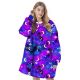 Adult Oversized Hoodzie Moon Stars