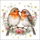 Napkin 33x33cm Couple Of Robins (Pack of 20)