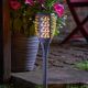 Compact Flaming Solar Torch - Slate