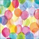 Napkin 33x33cm Aquarell Balloons (Pack of 20)