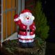 Battery Operated InLit Ice LED Santa 28cm
