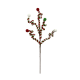 42cm Springs Striped Spray Pick - Green, Red & White