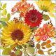 Napkin 33x33cm Sunny Flowers Cream (Pack of 20)