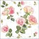 Napkin 33x33cm Rosie White (Pack of 20)