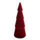 50cm Flocked Tree - Burgundy