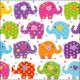 Napkin 33x33cm Funny Elephants (Pack of 20)