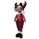 Standing Polyester Deer in Red Pants 60cm