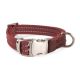 Zöon Primo WalkAbout Dog Collar - Burgundy XS
