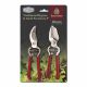 Kent & Stowe Traditional Bypass & Anvil Secateurs - Twin Pack
