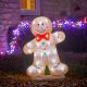 Battery Operated LED Ice Gingerbread Boy