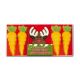 Hand Decorated Chocolate Reindeer with Carrots 95g