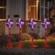 75cm Large CandySwirl Stake LED Lights - Set of 4