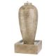 Slim Jar with Rib Water Feature - Antique Beige