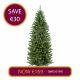 7ft Slim Glendalough Pine Christmas Tree