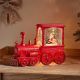SnowSwirl All Aboard! Santa 22x16cm - Battery Operated