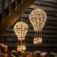 GoldTwist Lit Hot Air Balloon - 60cm