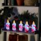 Battery Operated InLit Ice LED Candles - Set of 5