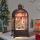 SnowSwirl Santa's Workshop Lantern - Battery Operated
