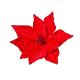 Radiant Red Clip-On Poinsettia 18cm