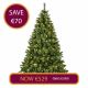 8ft Greenmount Pine Pre-Lit Christmas Tree