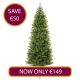 8ft Slim Avondale Spruce Christmas Tree