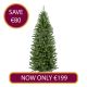8ft Slim Glendalough Pine Christmas Tree