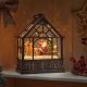 SnowSwirl Santa's Greenhouse 24x18cm - Battery Operated