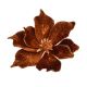 Copper Bronze Clip-On Poinsettia - Style 3