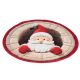1.2m Round Santa in Well Mat