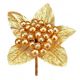 10cm Gold Berry Christmas Pick