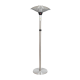 Adjustable Standing Electric Heater with Head Tilt - Silver