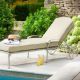 Amalfi Lounger with Cushion - Maize (Pre-Order for Delivery March 2023)