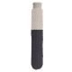 Long Hot Water Bottle - Grey & Cream Knit