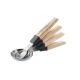Bakehouse Stainless Steel 4 Piece Measuring Spoon Set